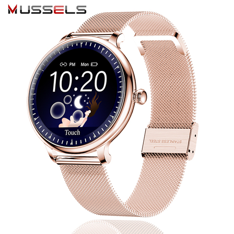 Reloj inteligente ultrafino con pantalla completa para mujer, pulsera deportiva resistente al agua Ip67 con Monitor de ritmo cardíaco, 2022 ► Foto 1/6