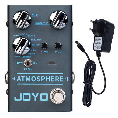 JOYO R-14 atmósfera reverberación Pedal Multi efecto Pedal para guitarra eléctrica bajo Digital reverberación Pedal de la iglesia de cometa ► Foto 1/6