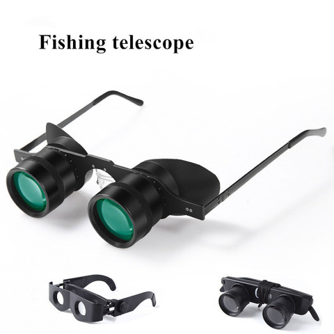 1 Uds gafas de Pesca 3x28 lupa estilo de gafas de pesca al aire libre prismáticos telescopio más nuevo ► Foto 1/6