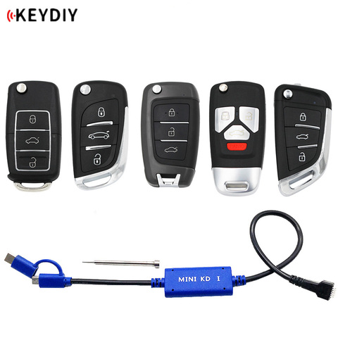 KEYDIY-Mini tecla KD generador remoto, almacén en tu teléfono, compatible con Android, más de 1000 mandos a distancia automáticos similares a KD900 ► Foto 1/6