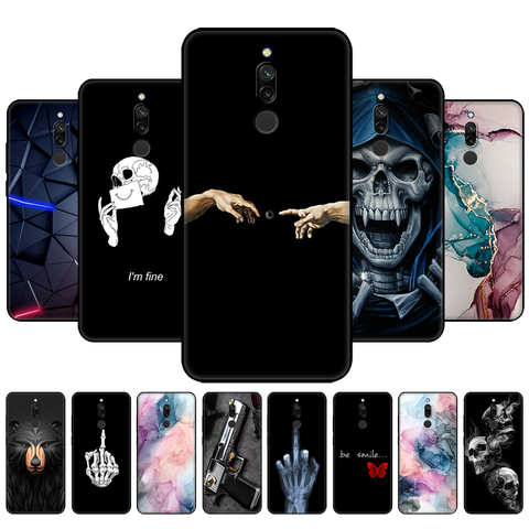 Funda de silicona suave para xiaomi redmi 8, funda trasera para redmi 8, parachoques hongmi 8, funda negra de tpu ► Foto 1/6