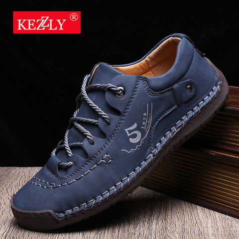 Zapatos hechos a mano para hombre, zapatillas masculinas de talla grande a la moda, informales para exteriores ► Foto 1/6