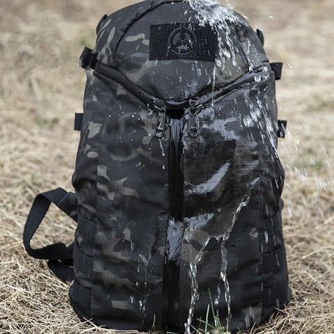 Mochila De combate táctico de camuflaje, gran capacidad, impermeable, ventilador del ejército, exterior, Camping, senderismo, escalada, bolsa de entrenamiento ► Foto 1/6