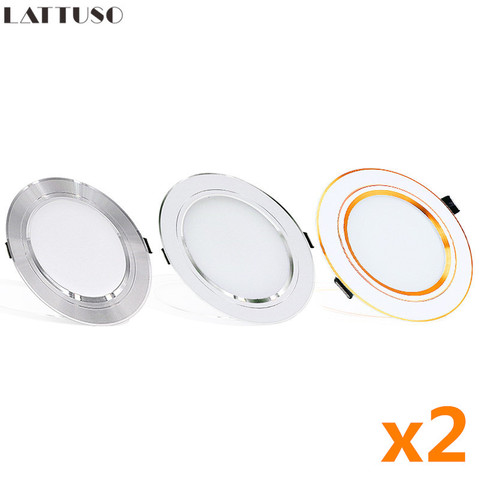 2 unids/lote Led Downlight 5W 9W 12W 15W 18W AC 220V 230V 240V LED de techo cuarto de baño lámparas de habitación Luz de iluminación interior ► Foto 1/6