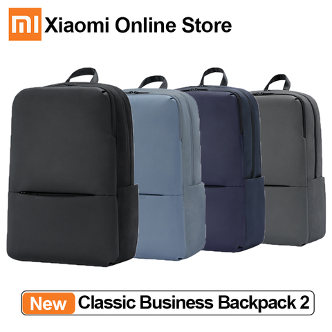 Xiaomi-Mochila De Negocios Mi Classic 2 Generation Level 4, bolso de hombro impermeable para ordenador portátil de 15,6 pulgadas, bolsa de viaje para exteriores ► Foto 1/6