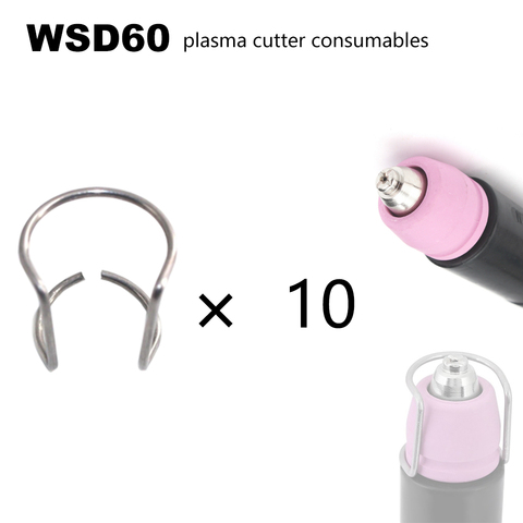 Guía espaciadora de antorcha, accesorios de soldadura de WSD-60P, consumibles de soldadura Cortador de Plasma por aire antorcha de corte de arco piloto, envío gratuito, 10 Uds. ► Foto 1/6