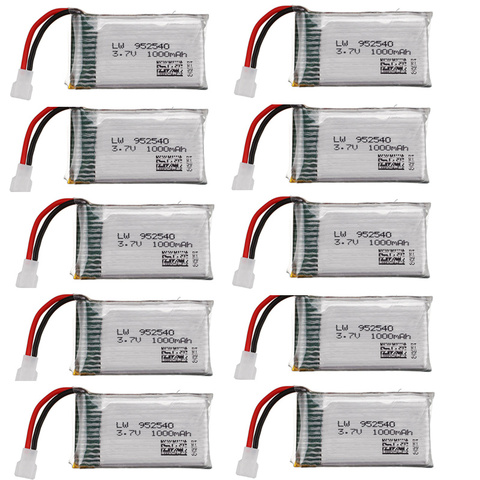 1000mAh 3,7 v cargador de batería lipo para KY601S SYMA X5 X5S X5C X5SC X5SH X5SW M18 H5P HQ898 K60 HQ-905 CX30 batería recargable ► Foto 1/6