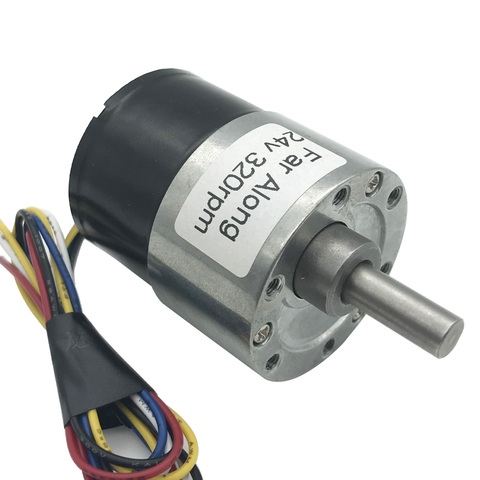 Motor de engranaje de CC sin escobillas, Mini micromotor de 12V y 24V de larga duración, 7-960RPM, alto Torque, BLDC, con señal inversa y Feedback ► Foto 1/6