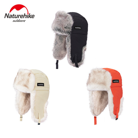 Naturehike-gorro térmico de invierno para hombre y mujer, protector para las orejas, antisalpicaduras, gorro de lei feng cálido, para nieve, senderismo y esquí ► Foto 1/5