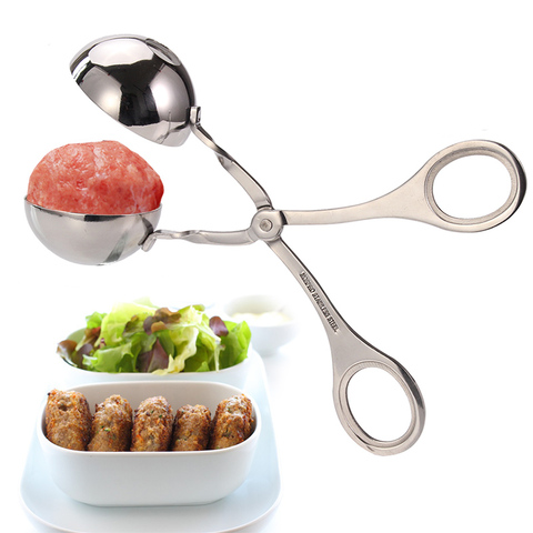 Máquina para hacer albóndigas de carne de acero inoxidable, accesorios de cocina ► Foto 1/6