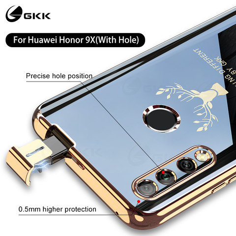 Funda protectora con patrón chapado de lujo para Huawei Mate 20 Pro 10 9 P Smart Z Y9 Prime 2022, para Huawei Honor 9X ► Foto 1/6