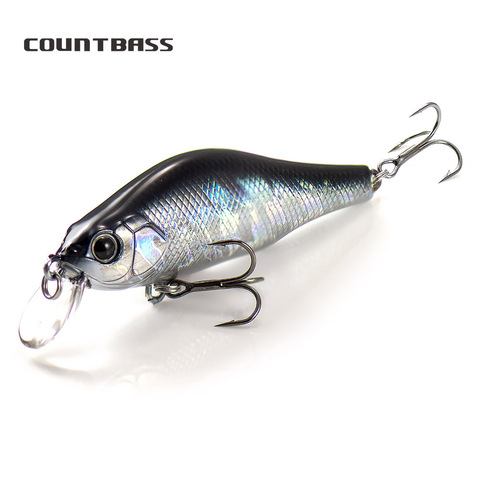 70mm 8,5g Countbass imán ayudar peso pececillo cebo duro, señuelo de pescador Crank Shad Wobbler para pesca ► Foto 1/6