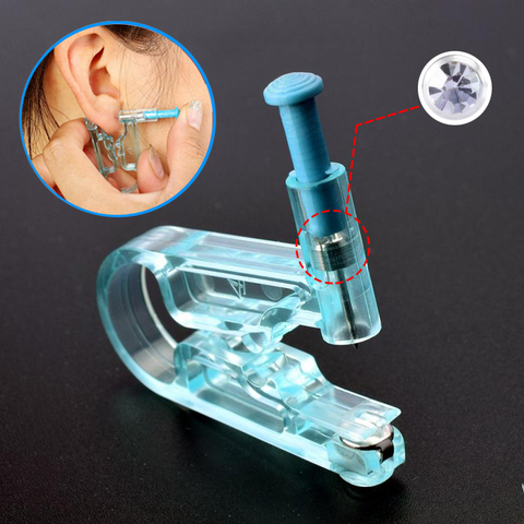 Pistola estéril desechable para Piercing de oreja, 1 unidad, cartílago, Tragus, hélice, pendiente de tuerca, sin dolor, herramienta de perforación segura, Kit de joyería ► Foto 1/6