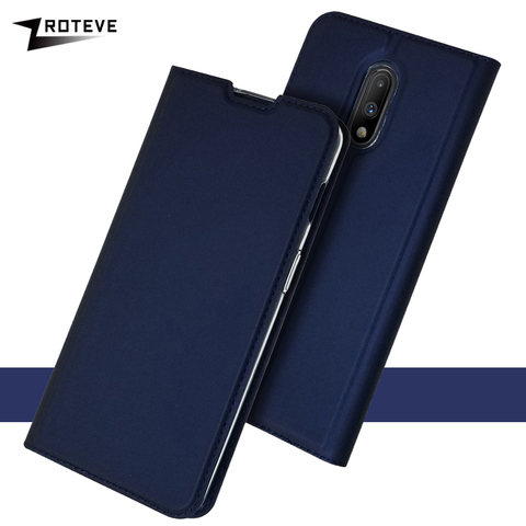 OnePlus-Funda de cuero de PU para móvil, carcasa para OnePlus 7 Pro, One Plus, 8 Pro, 7 T, 6 T, Funda de cuero de PU para OnePlus 8, 6 T, 7 T ► Foto 1/6