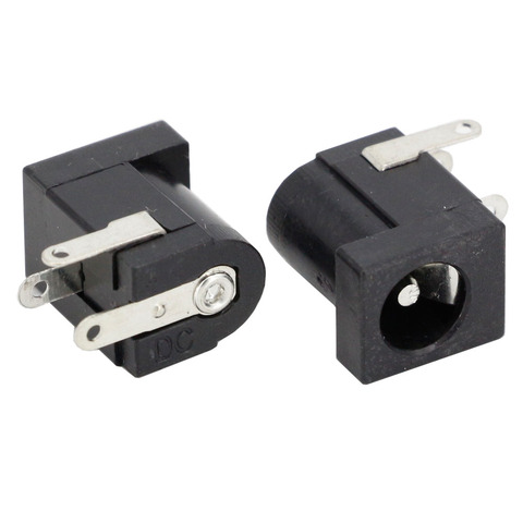 10 Uds DC Socket DC-005 Power Socket 5.5X2.1mm DC005 conector de alimentación de la placa de controlador ► Foto 1/3