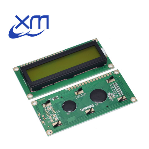 LCD 1602 (pantalla amarillo-verde) 5 V 1602 pantalla LCD con luz de fondo ► Foto 1/4