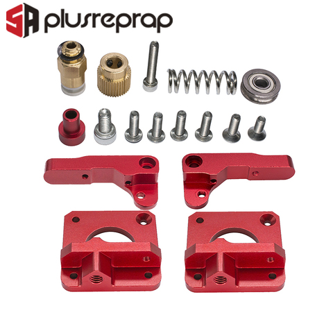 CR10-extrusora directa remota de aluminio, brazo de mano derecha e izquierda de 1,75mm, piezas de impresoras 3D Bowden completamente de Metal con engranaje de 40 dientes ► Foto 1/5