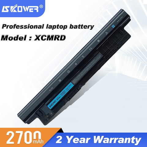 Batería para ordenador portátil XCMRD Dell Inspiron 15, 3542, 3543, 3541, 3521, 15R, 3537, 5537, 17-5521, 3737, 17R-5737, 14, 3721, 14R, 3421, 3437 ► Foto 1/5