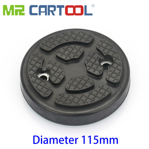 Mr Cartool-almohadilla de goma para gato elevador, almohadillas de brazo redondo de 115mm de diámetro para coche automotriz de 2 postes, gato elevador para coche, 2 uds. ► Foto 1/2