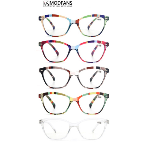 Gafas de lectura tipo ojo de gato para mujer, anteojos de lectura 2022 originales, de marca, a la moda, de lujo, para presbicia ► Foto 1/6