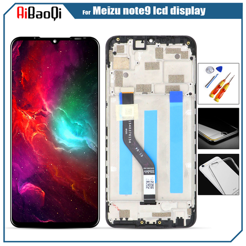 Pantalla LCD Original para móvil Meizu note 9 Digitalizador de pantalla táctil +, 6,2 