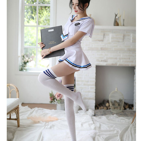 Uniforme de sexo, falda sexy para Lencería sexual, cosplay, estudiante de sexo, sailor, juego de rol erótico, uniforme escolar, falda sexy, uniforme sexy ► Foto 1/6