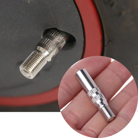 Adaptador de extensión de válvula de neumático para patinete eléctrico Xiaomi Mijia M365, reemplazo de boquilla de aire de Motor de rueda delantera ► Foto 1/6