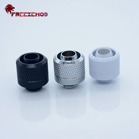 ¿FREEZEMOD HRGKN-B38H de agua de latón racores de refrigeración G1/4 ''rosca externa para 10X16mm suave de PVC tubo de enfriamiento de agua de la computadora? ► Foto 1/6