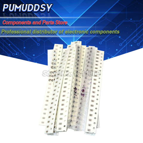 16 valores * 20 piezas = 320 unidades envío gratuito 0805 SMD condensador surtido kit 10PF-22UF kit de muestras ► Foto 1/1