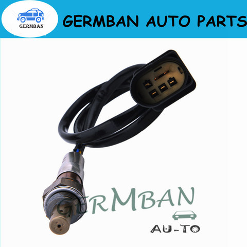 Sensor de oxígeno con cable y sonda Lambda para coche, accesorio con 5 cables de medición de O2 y sonda Lambda para A3 VW Golf Skoda Seat Octavia # 06A906262CF 06A906262BR, versión mejorada ► Foto 1/4