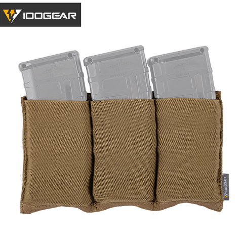 IDOGEAR-bolsa táctica 5,56 para revistas, bolsa de transporte MOLLE Mag, Triple apertura, 3555 ► Foto 1/6