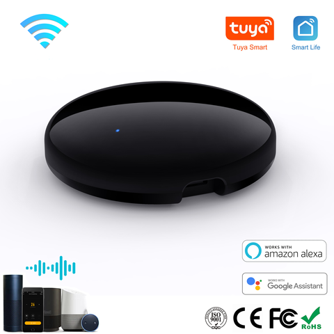 Tuya Control remoto inteligente por infrarrojos WiFi Control Universal para aire acondicionado TV AC DVD AUD trabajo de voz con Alexa Google asistente ► Foto 1/6