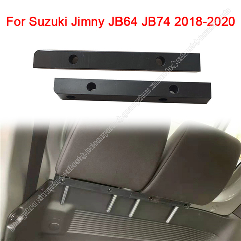 Asiento trasero gancho de reposacabezas de coche almohada soporte para Suzuki Jimny JB64 JB64W Jb74 JB74W 2022-2022 PE trasera automática para respaldo de asiento o reposacabezas gancho ► Foto 1/6