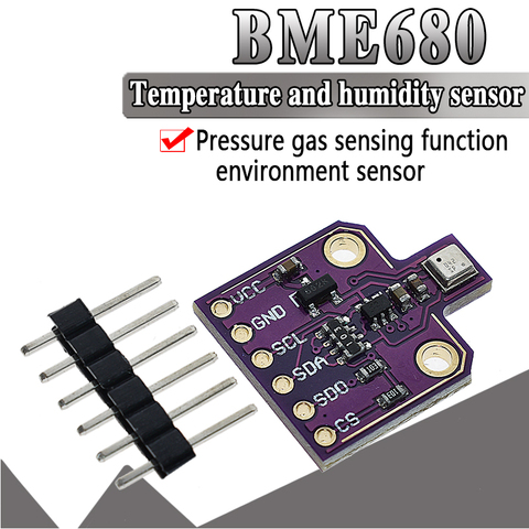 BME680 Sensor Digital de temperatura, humedad, presión, CJMCU-680, Sensor de altitud, placa de desarrollo de módulo ► Foto 1/6