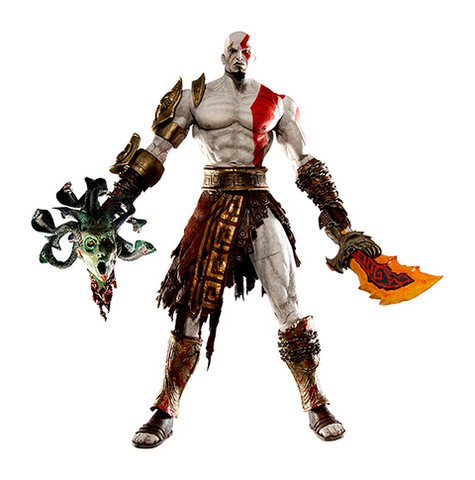 NECA God of War-Kratos de 7,5 pulgadas, armadura de lana dorada con cabeza de Medusa, colección de figuras de acción de PVC, 1 Uds. ► Foto 1/1