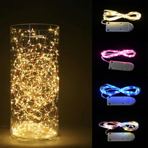 5 colores 1m 2m 3m de hadas guirnalda Led cadena de luces centro comercial decoración para fiesta de Navidad luz de la noche la ventana árbol cortina brillante Lámpara cuerdas ► Foto 1/6