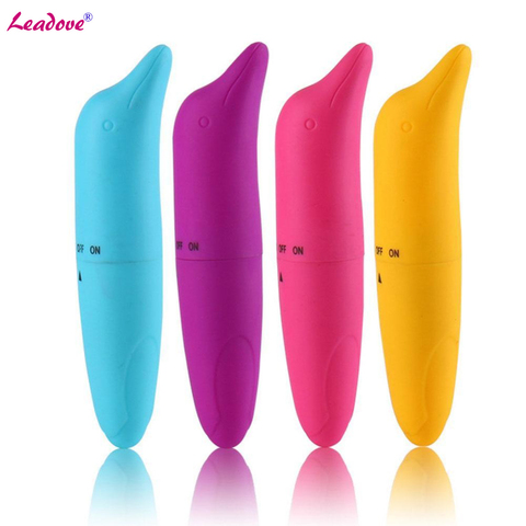 Mini huevo sexual de punto G para mujer, vibrador pequeño eléctrico, Delfín, huevo de salto, masajeador tipo bala impermeable, Juguetes sexuales ► Foto 1/6