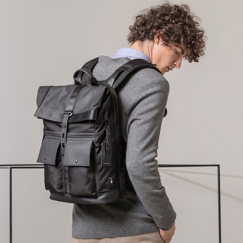 Tangcool-mochila impermeable multifuncional para hombre, bolso de viaje diario, informal, escolar ► Foto 1/6