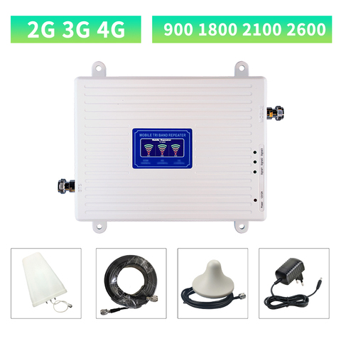 Amplificador de señal para teléfono móvil, repetidor móvil LTE GSM 2G 3G  4G, DCS WCDMA 900