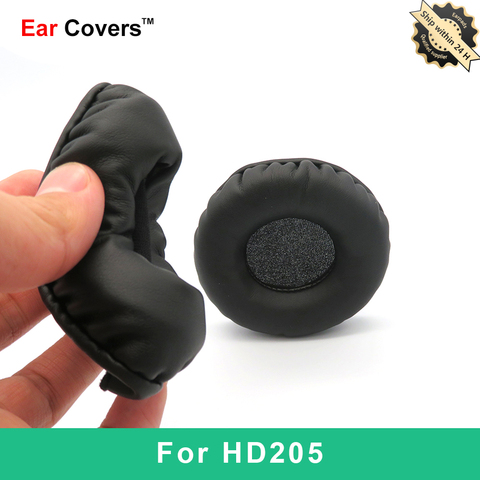 Sennheiser-almohadillas para auriculares HD205, almohadillas para los oídos de repuesto, almohadillas para los oídos, espuma de esponja de cuero PU ► Foto 1/6