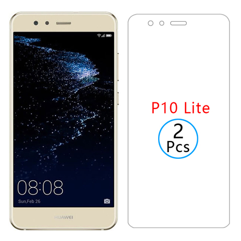 Protección de vidrio para huawei p10 lite protector de pantalla de vidrio templado en p 10 p10lite película huawey huwei hawei Ericsson huawi huawe 9h ► Foto 1/6