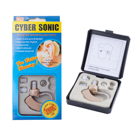 Mini audífono portátil ajustable, amplificador de sonido, productos para el cuidado del oído para sordos/ancianos ► Foto 1/6