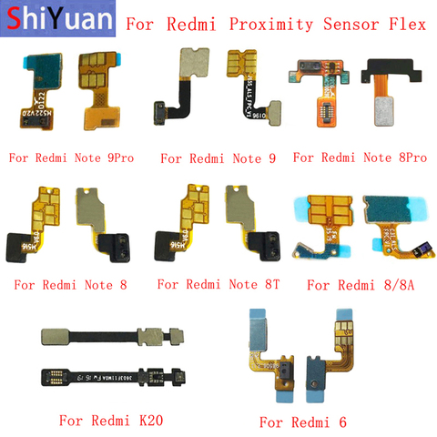 La luz del Sensor de proximidad Flex cinta para Xiaomi Redmi Nota 9 9Pro 8 8Pro 8T 10X K20 K30 Redmi 8 7 6 9 9C Proximity Sensor Flex ► Foto 1/6