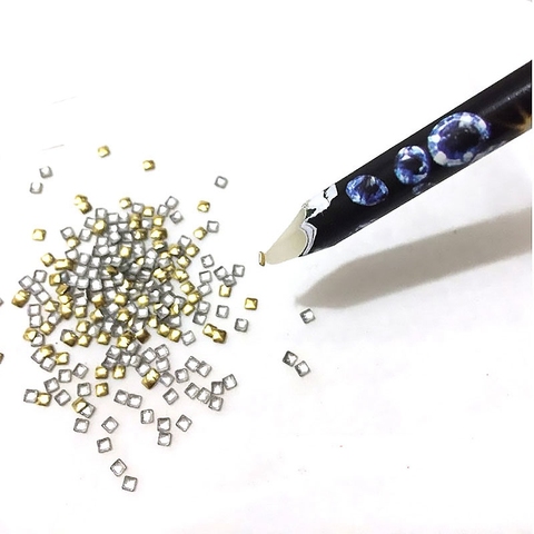 1 unids Manicura Diamantes con piedras falsas GEMS picking cristal Cera pluma del lápiz Manicura puntea la herramienta decoración maquillaje ► Foto 1/6