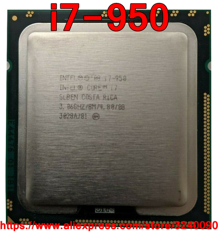 Procesador Intel CPU Core i7-950, Original, i7 950 GHz 8M, 4 núcleos, Socket 3,06, envío gratis y rápido ► Foto 1/1