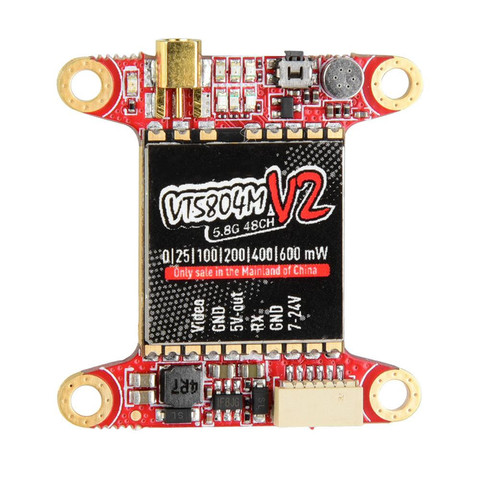 PandaRC-transmisor VT5804M V2 de 0-600mW conmutable, 48CH, FPV, VTX RC, tablero transmisor y receptor para Dron de carreras con visión en primera persona ► Foto 1/4