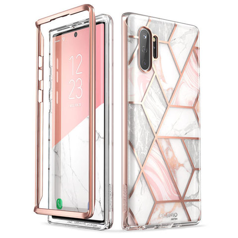 Funda para Samsung Galaxy Note 10 Plus (2022) i-blason Cosmo, carcasa completa con purpurina de mármol, sin Protector de pantalla incorporado ► Foto 1/6