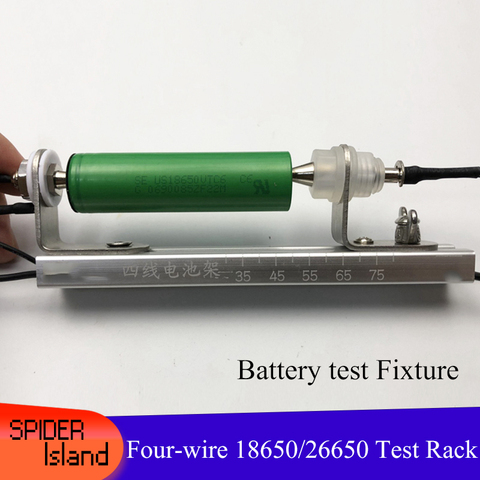 Soporte de prueba de cuatro cables 18650, capacidad de resistencia del dispositivo, carga de prueba precisa, batería de fijación 18650 26650 ► Foto 1/5