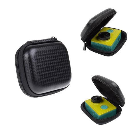 Funda Mini portátil EVA para Xiaomi Yi 4K Lite, GoPro Hero 8 7 6 5 4, Funda negra para Cámara de Acción H9, auriculares ► Foto 1/5