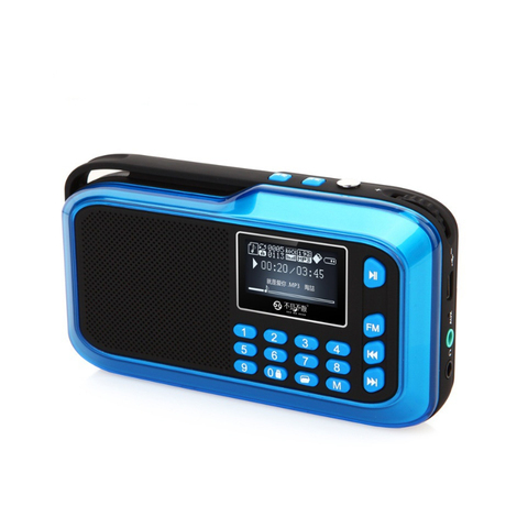 Altavoz portátil MP3 con manos libres, reproductor de Radio FM, altavoces de Audio, compatible con reproducción de música TF ► Foto 1/6